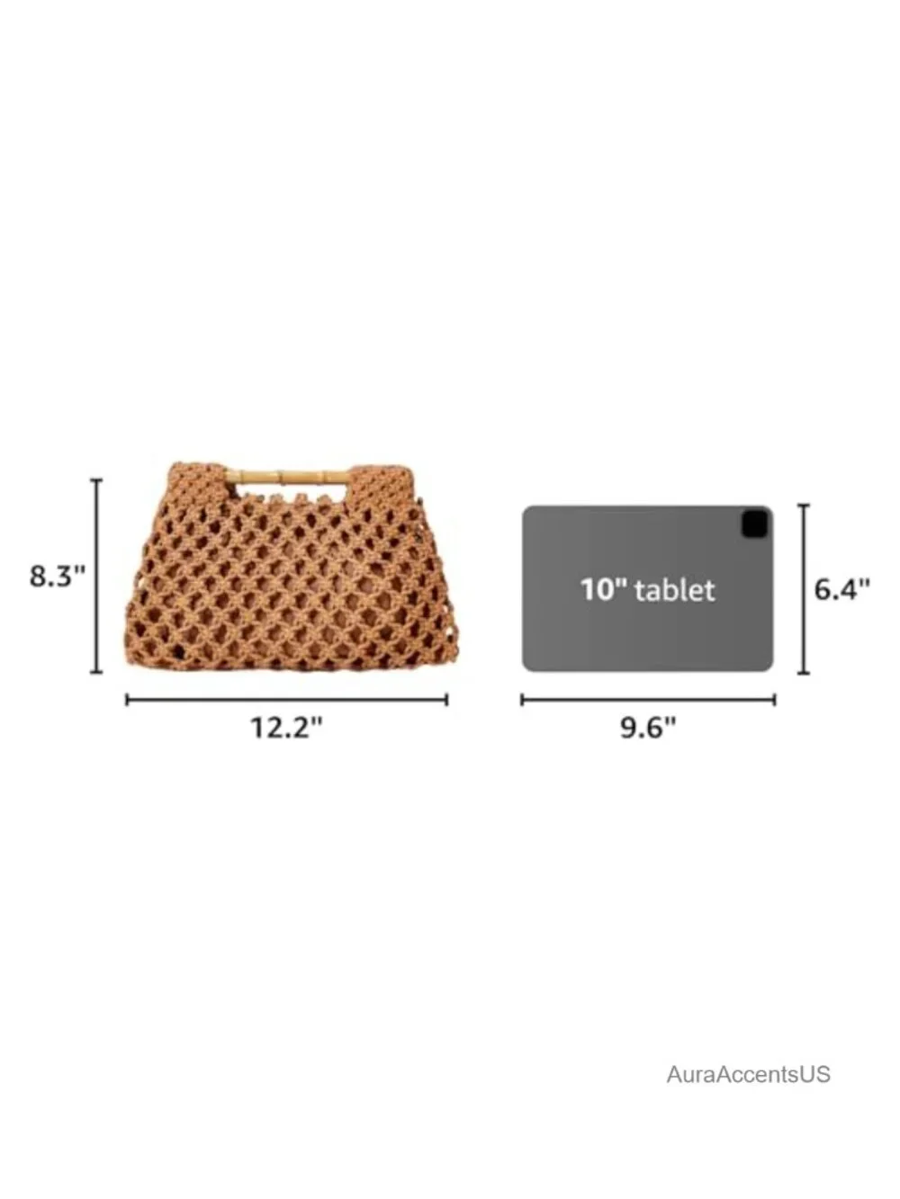Straw Top Handle Hobo Bag Solid Summer Beach Clutch Purse Handbag